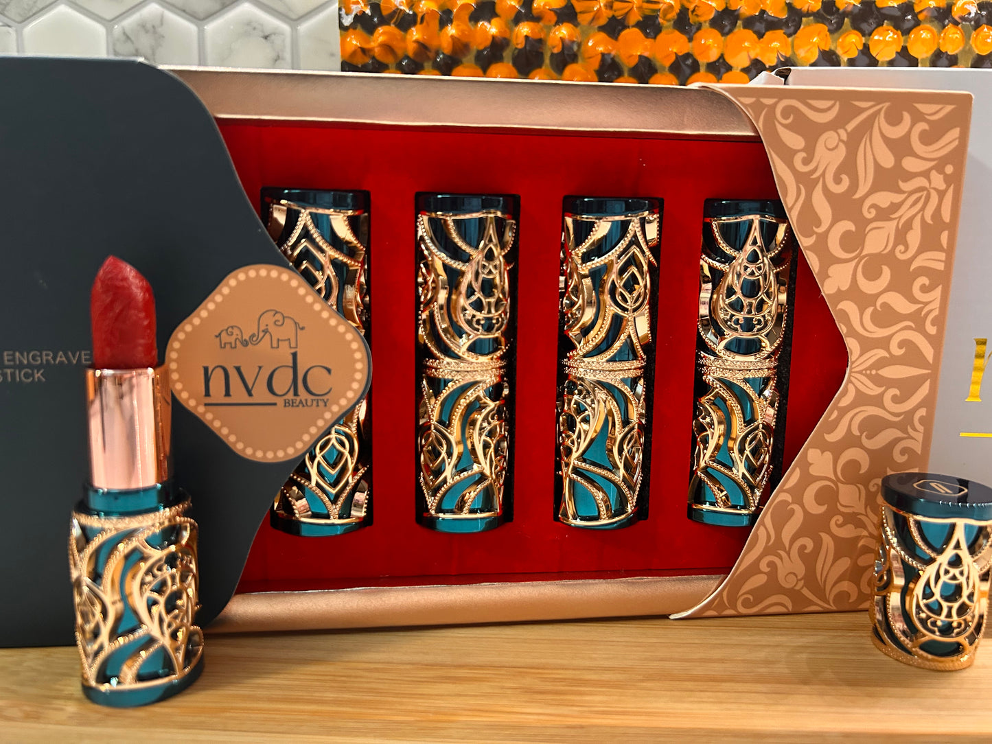 Satin Mist Luxurious Lipstick Set “ 5 Glamorous Shades