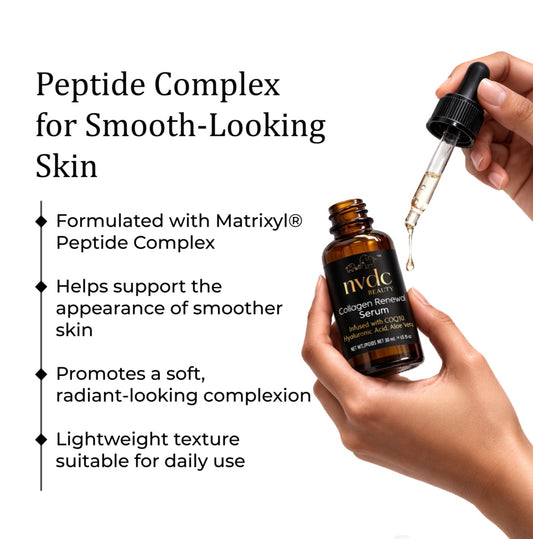 Collagen Face Serum with Tetrapeptide-7 for Anti Aging & Smooth Skin