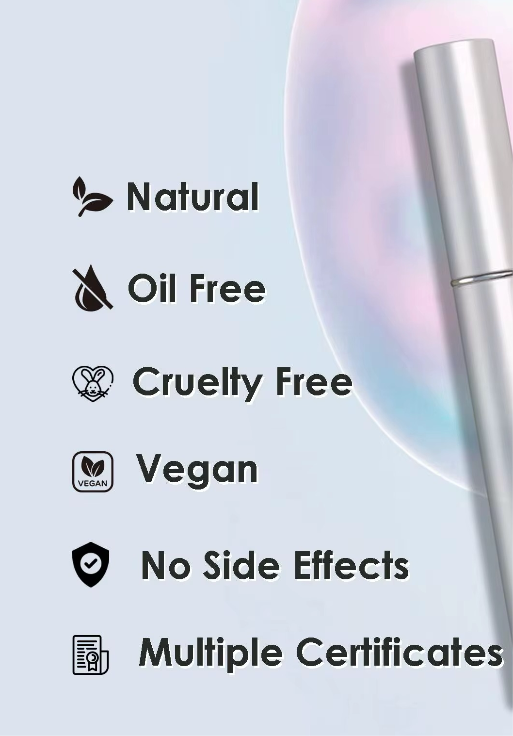 Premium Vegan Lash & Brow Natural Growth Serum Set