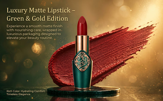 Luxury Organic Matte Red Lipstick