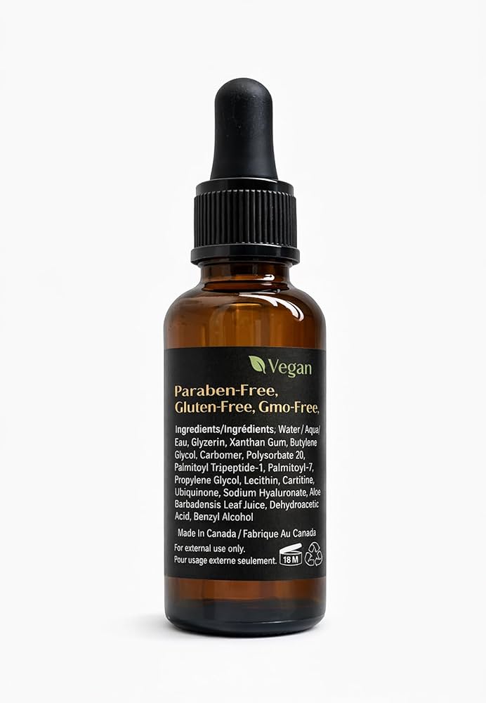 Collagen Face Serum with Tetrapeptide-7 for Anti Aging & Smooth Skin