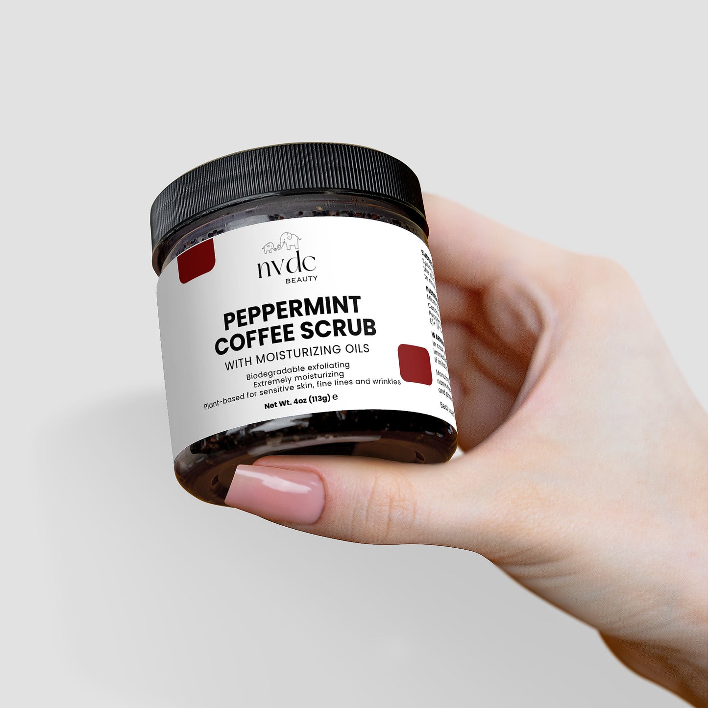 Peppermint Coffee Scrub