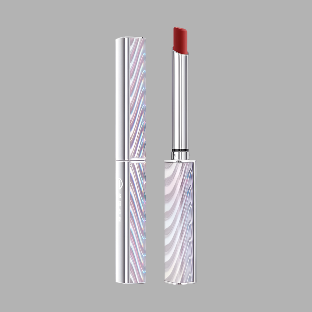 Chic Sleek Silver Red Lipstick