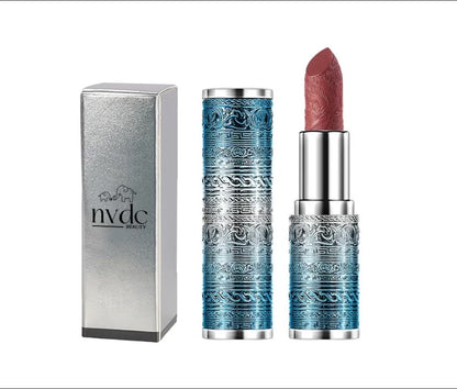 Luxury Matte  Lipstick – Green & Silver Edition ★ ★ ★ ★ ★