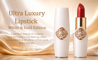 Ultra Luxury Plum Lipstick – White & Gold Edition