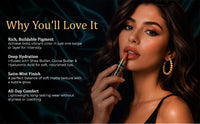 Soft Mist Satin Lipstick Set – 5 Vegan Shades