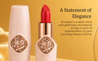 Ultra Luxury Plum Lipstick – White & Gold Edition