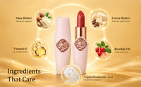 Ultra Luxury Plum Lipstick – White & Gold Edition