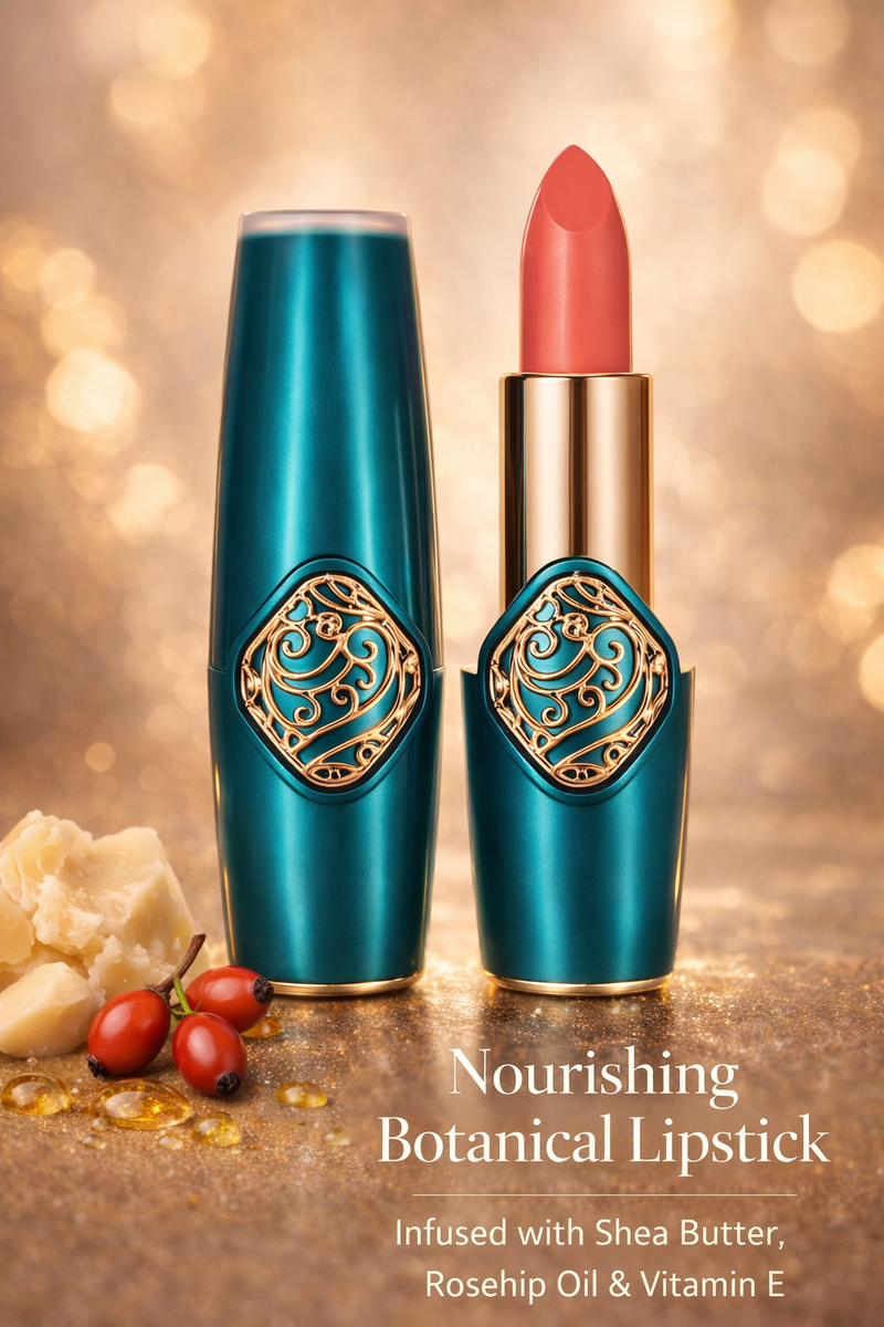Luxury Matte  Lipstick – Green & Golden Edition