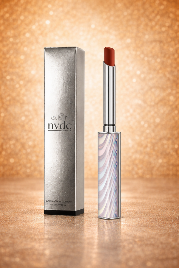 Chic Sleek Silver Red Lipstick