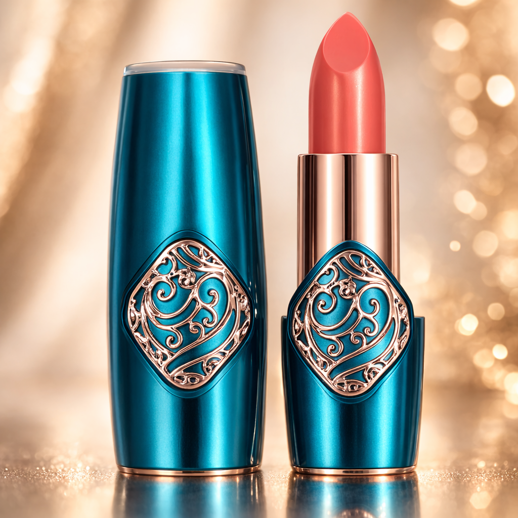 Luxury Matte Green & Gold Edition Lipstick