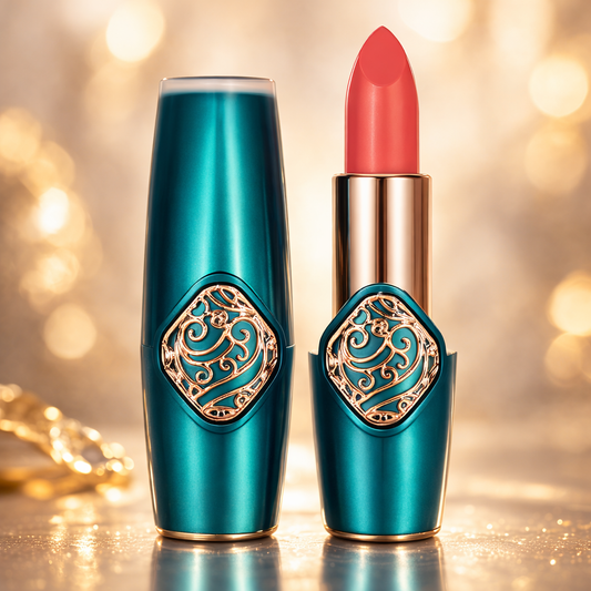 Luxury Matte Green & Gold Edition Lipstick